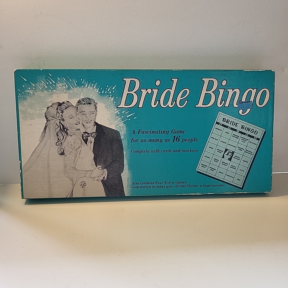 Vintage 1957 Bride Bingo Game